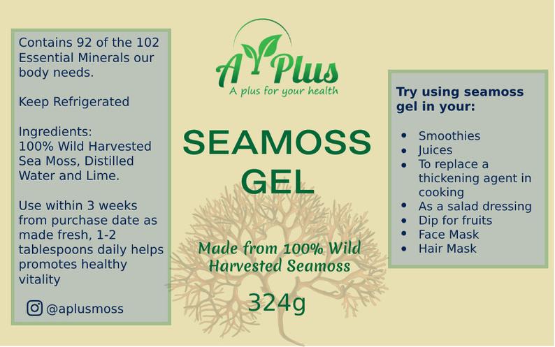 Organic Seamoss Gels